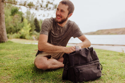 Picnic Time Tarana Recycled Lunch Bag Cooler with Utensils