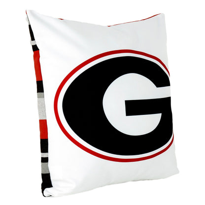 Campus Hammocks University of Georgia Logo Throw Pillow Cover