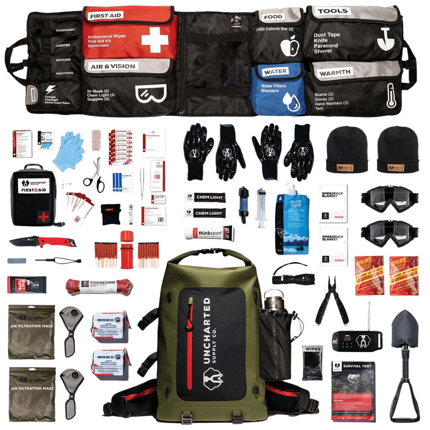 Uncharted Supply Co. THE SEVENTY2® Pro Survival System - Angler's Pro Tackle & Outdoors