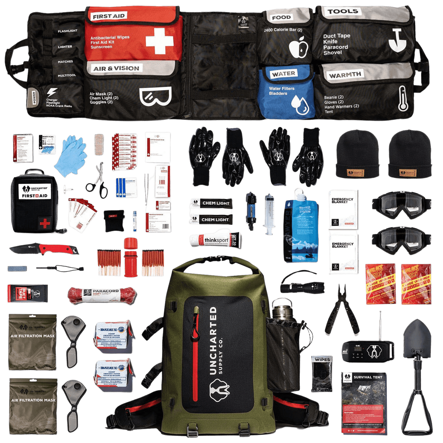 Uncharted Supply Co. THE SEVENTY2® Pro Survival System - Angler's Pro Tackle & Outdoors