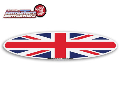 Union Jack UK British Oval Flag WiperTag - Angler's Pro Tackle & Outdoors