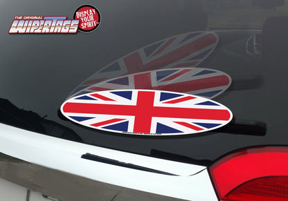 Union Jack UK British Oval Flag WiperTag - Angler's Pro Tackle & Outdoors