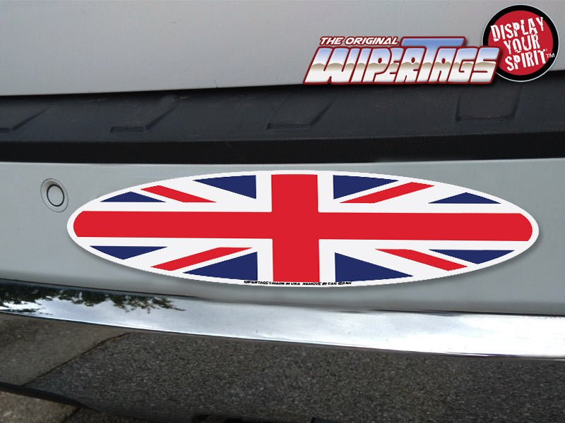 Union Jack UK British Oval Flag WiperTag - Angler's Pro Tackle & Outdoors