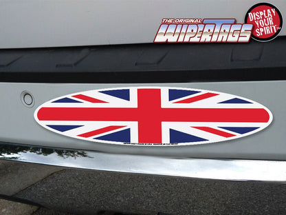 Union Jack UK British Oval Flag WiperTag - Angler's Pro Tackle & Outdoors