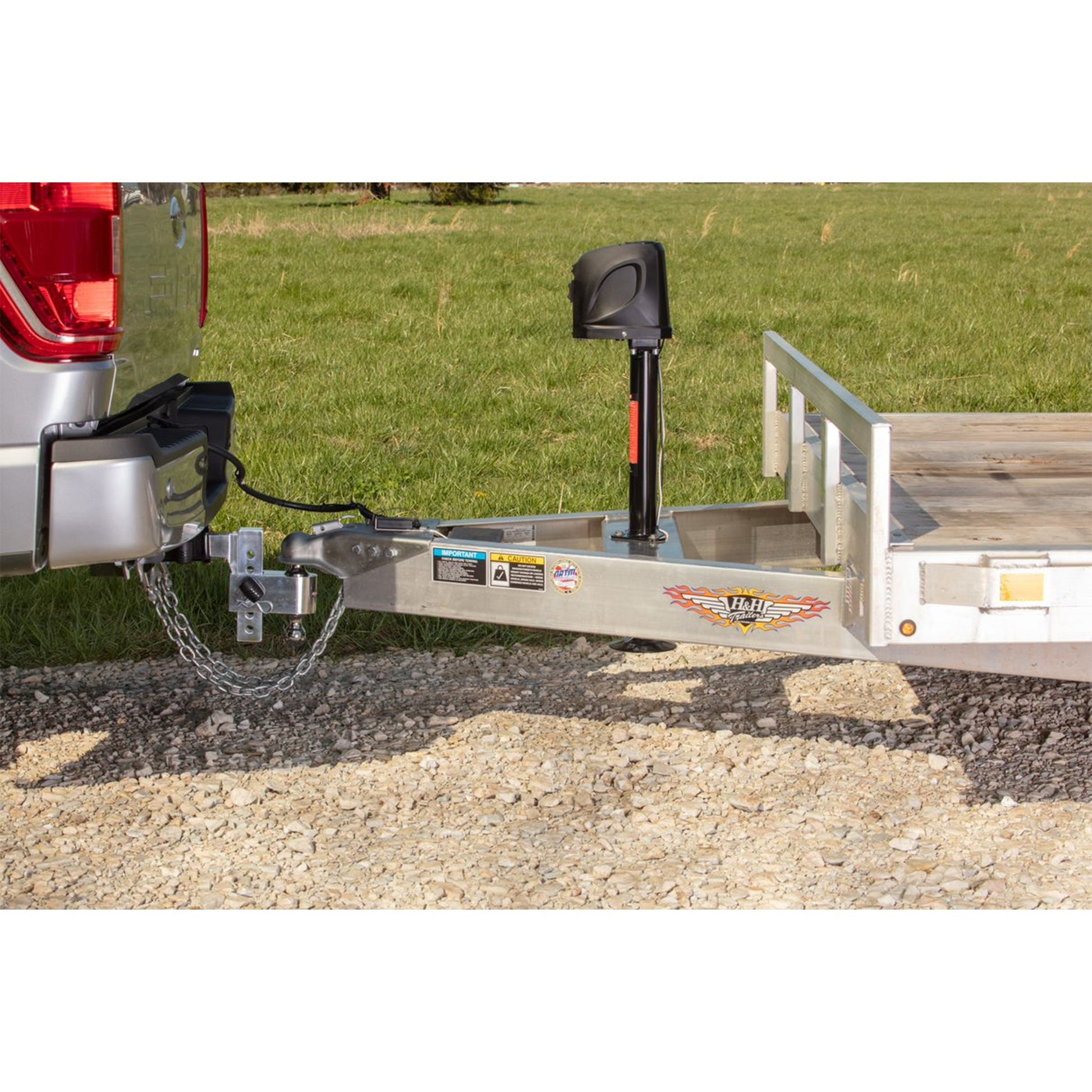 Uriah 12V Electric Trailer Jack w/Hard Wire Connection, 3500 Pound Capacity - Angler's Pro Tackle & Outdoors