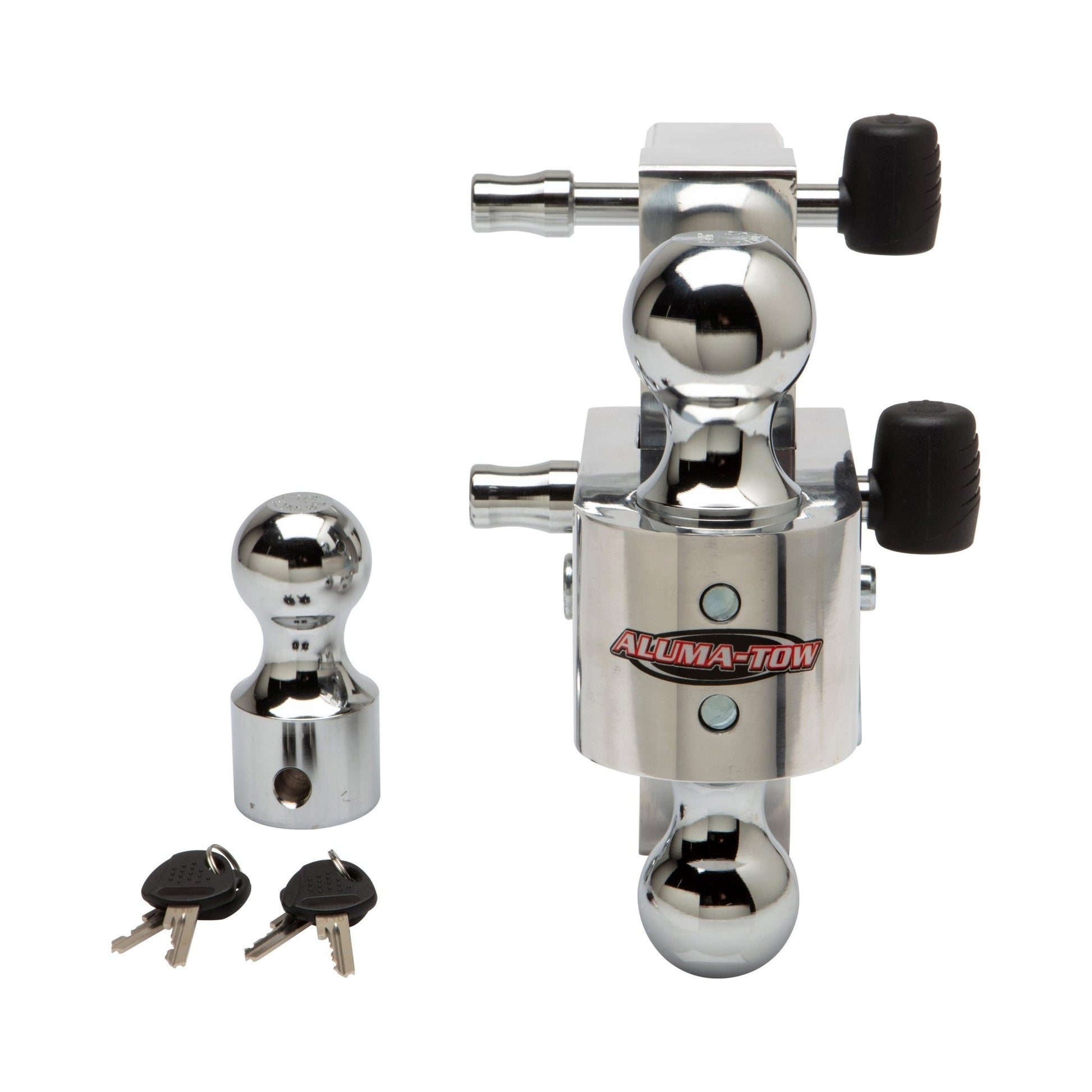 Uriah AlumaTow Adjustable Aluminum Tow Trailer Hitch Mount 6 Inch Drop (2 Pack) - Angler's Pro Tackle & Outdoors