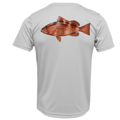 USA Grouper Short Sleeve UPF 50+ Dry - Fit Shirt - Angler's Pro Tackle & Outdoors