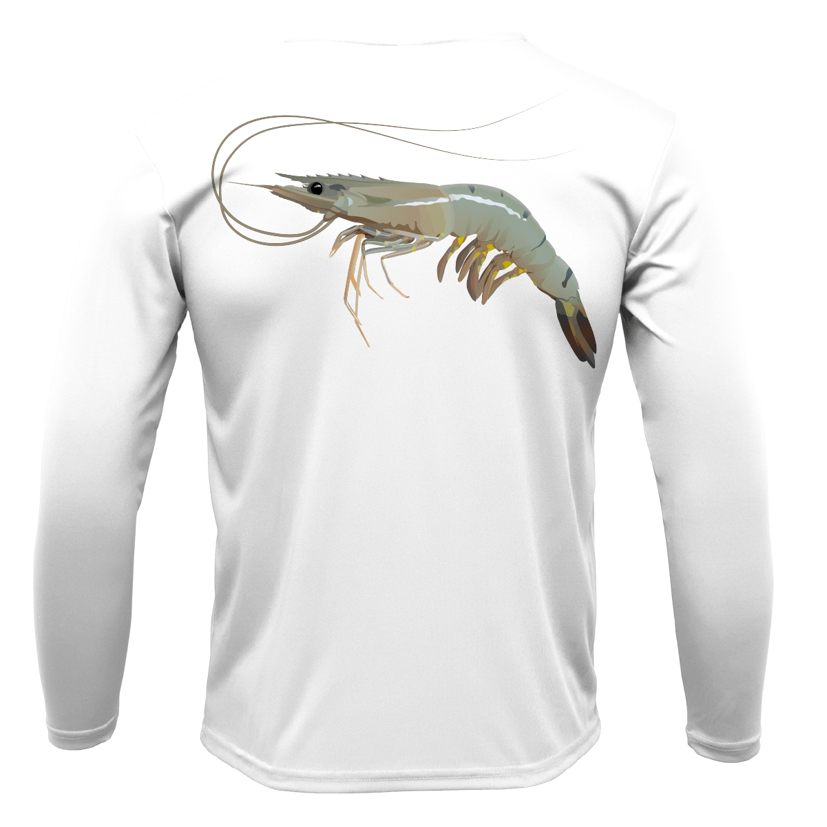 USA Jumbo Gulf Shrimp Long Sleeve UPF 50+ Dry - Fit Shirt - Angler's Pro Tackle & Outdoors