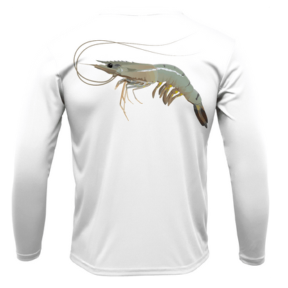 USA Jumbo Gulf Shrimp Long Sleeve UPF 50+ Dry - Fit Shirt - Angler's Pro Tackle & Outdoors