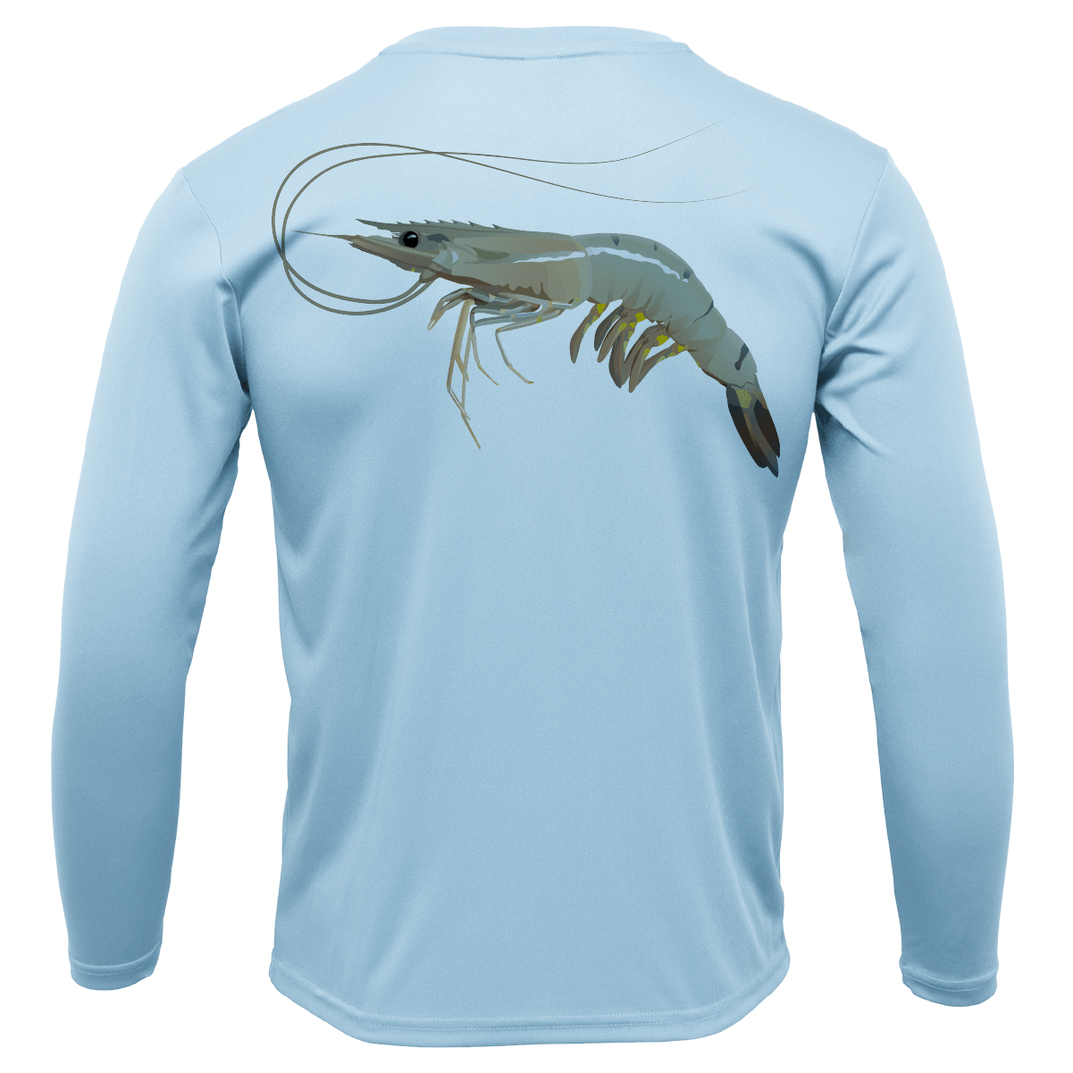 USA Jumbo Gulf Shrimp Long Sleeve UPF 50+ Dry - Fit Shirt - Angler's Pro Tackle & Outdoors