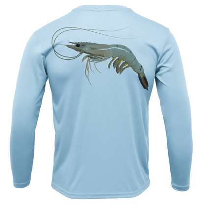 USA Jumbo Gulf Shrimp Long Sleeve UPF 50+ Dry - Fit Shirt - Angler's Pro Tackle & Outdoors