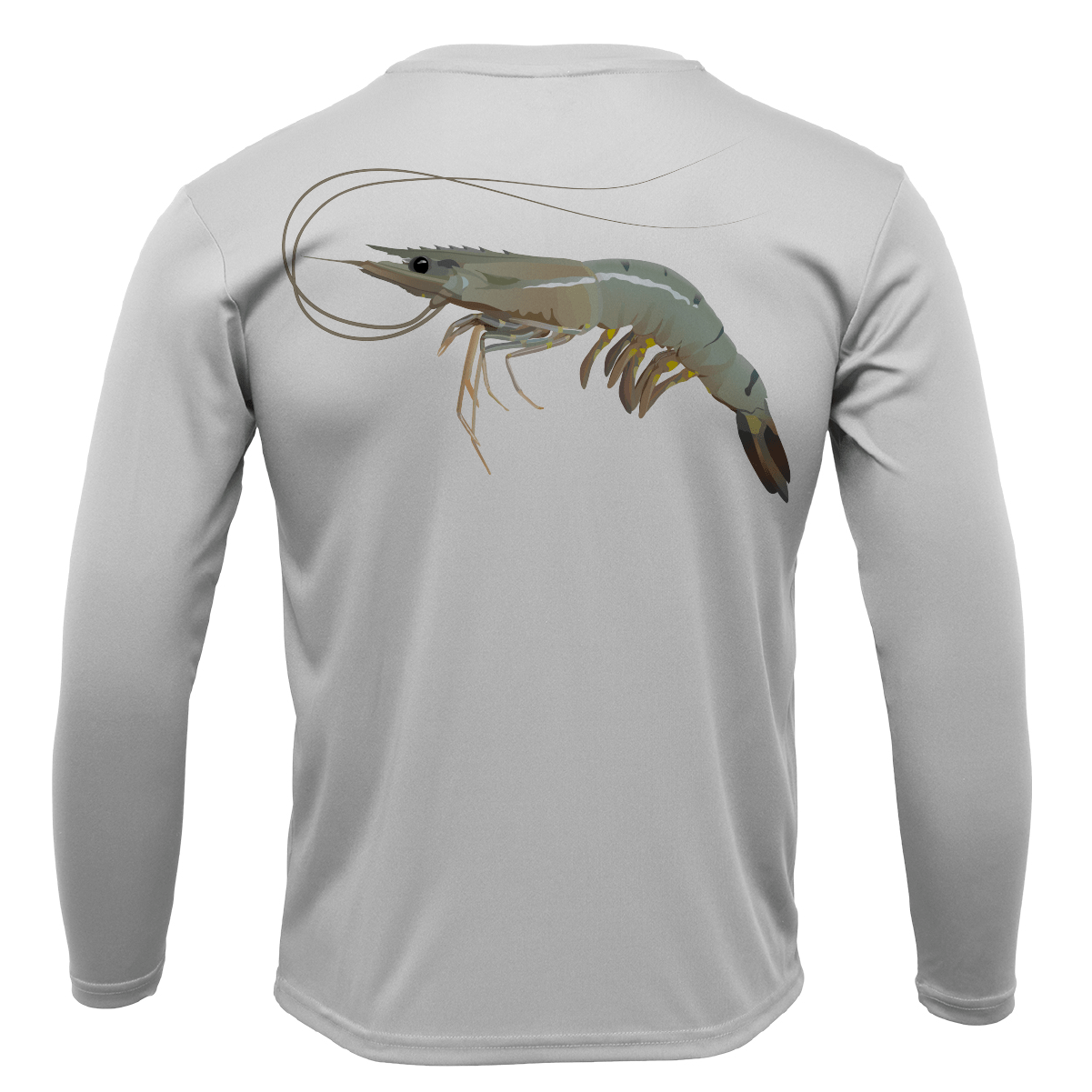 USA Jumbo Gulf Shrimp Long Sleeve UPF 50+ Dry - Fit Shirt - Angler's Pro Tackle & Outdoors