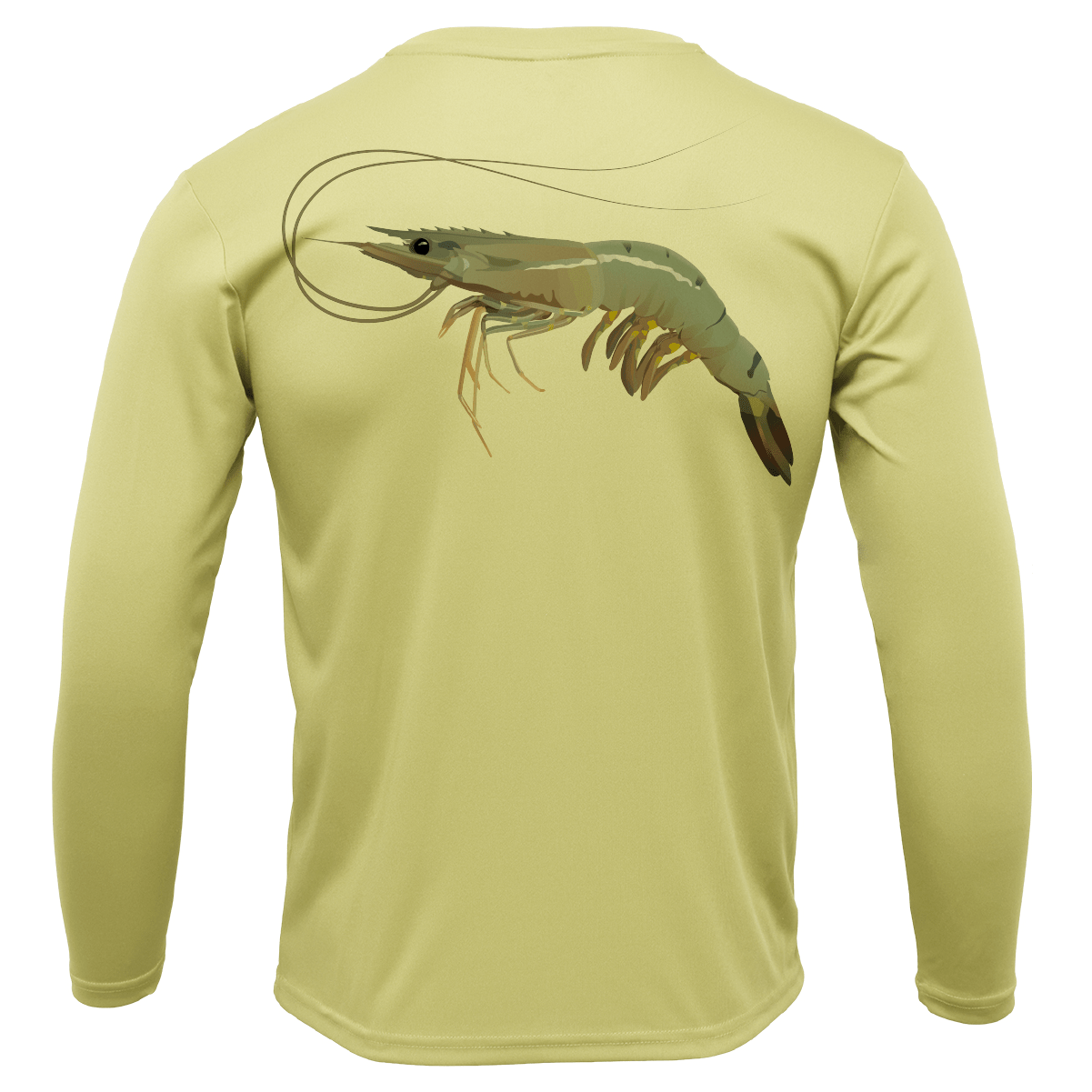 USA Jumbo Gulf Shrimp Long Sleeve UPF 50+ Dry - Fit Shirt - Angler's Pro Tackle & Outdoors