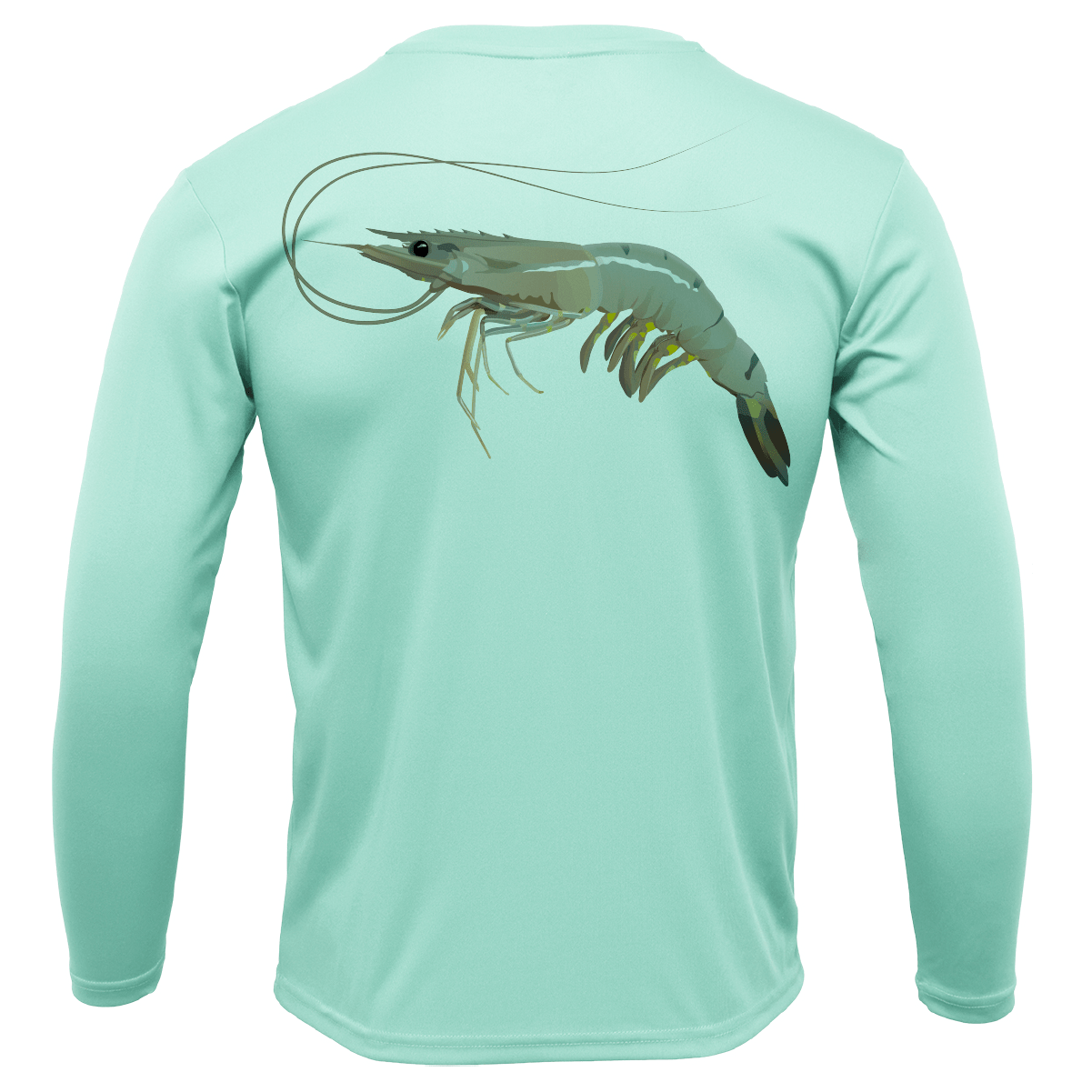 USA Jumbo Gulf Shrimp Long Sleeve UPF 50+ Dry - Fit Shirt - Angler's Pro Tackle & Outdoors