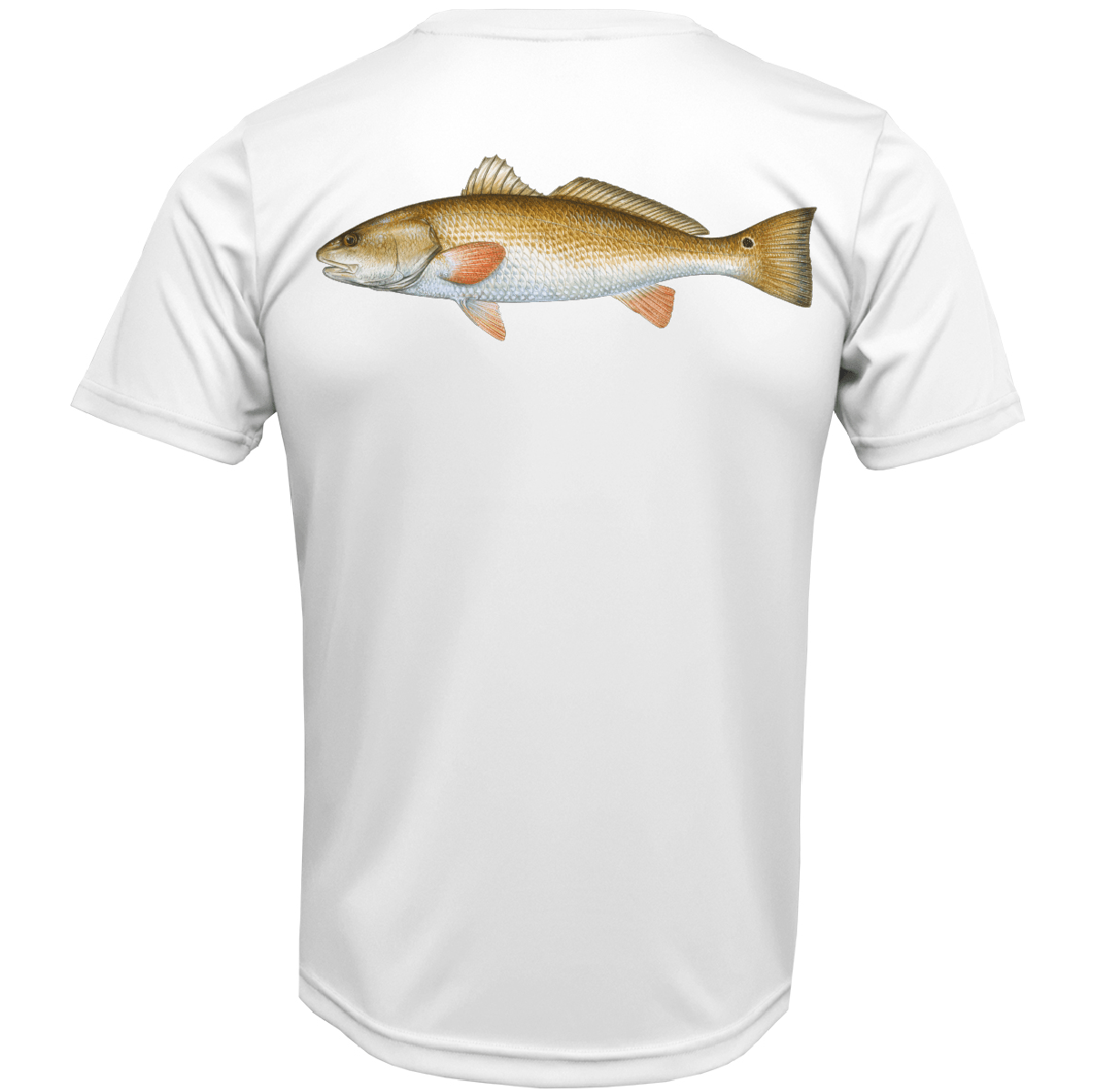 USA Redfish Short Sleeve UPF 50+ Dry - Fit Shirt - Angler's Pro Tackle & Outdoors