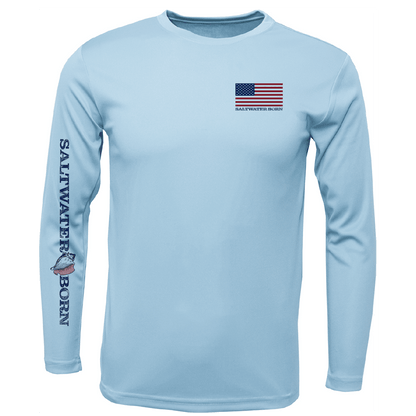 USA Snook Long Sleeve UPF 50+ Dry - Fit Shirt - Angler's Pro Tackle & Outdoors