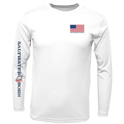 USA Snook Long Sleeve UPF 50+ Dry - Fit Shirt - Angler's Pro Tackle & Outdoors