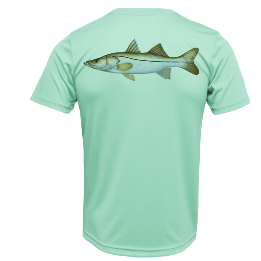 USA Snook Short Sleeve UPF 50+ Dry - Fit Shirt - Angler's Pro Tackle & Outdoors