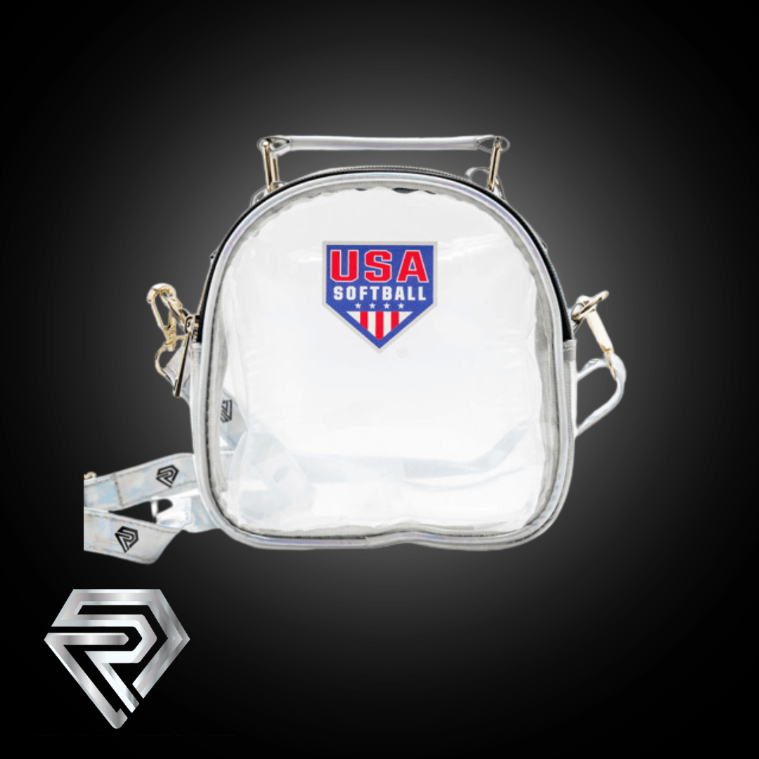 Resilient SFBL USA Softball Clear Stadium Bag Clear - Rosie's Nothing to Hide Cross-Body Bag