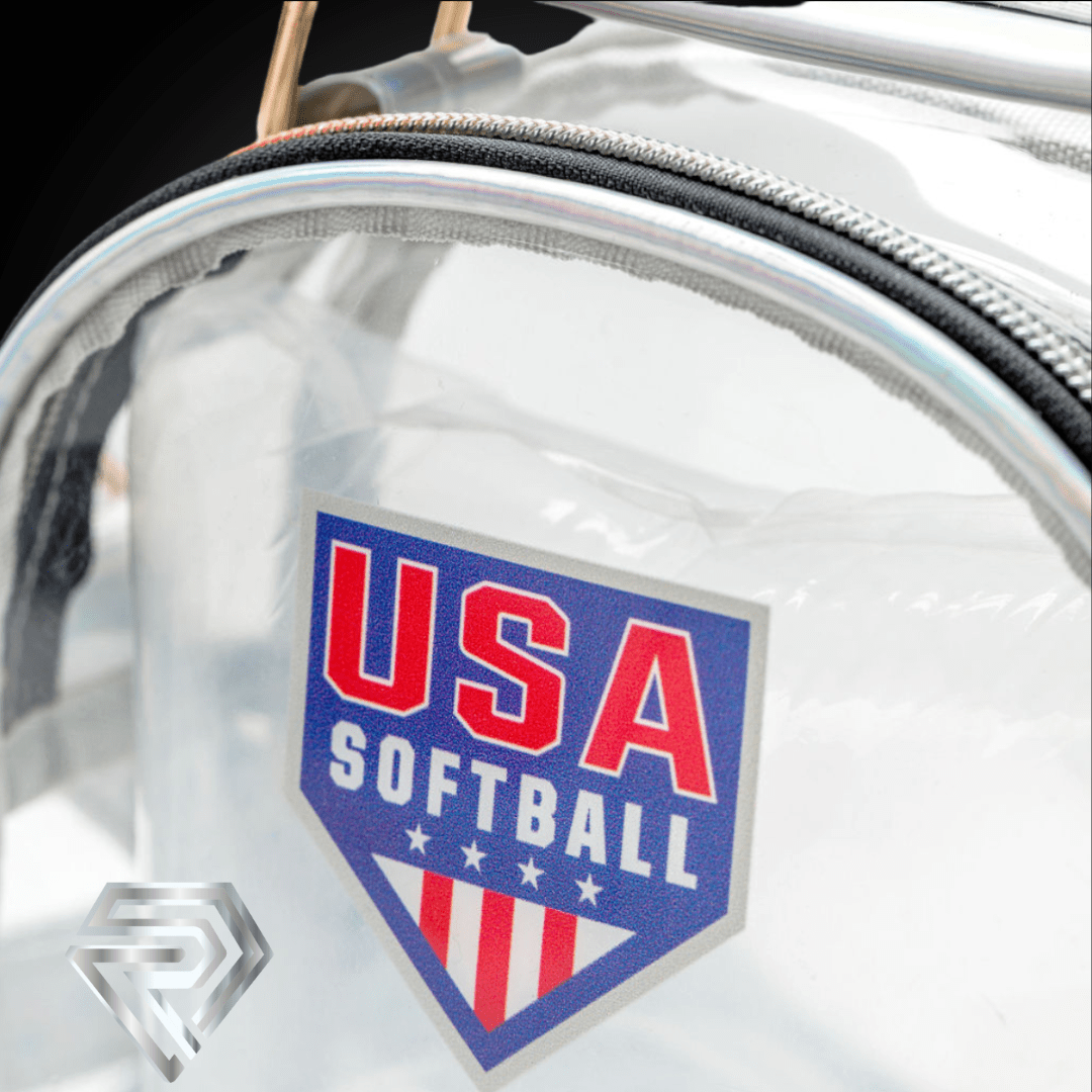 Resilient SFBL USA Softball Clear Stadium Bag Clear - Rosie's Nothing to Hide Cross-Body Bag