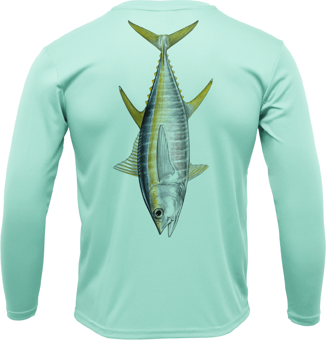 USA Tuna Long Sleeve UPF 50+ Dry - Fit Shirt - Angler's Pro Tackle & Outdoors