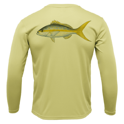 USA Yellowtail Long Sleeve UPF 50+ Dry - Fit Shirt - Angler's Pro Tackle & Outdoors