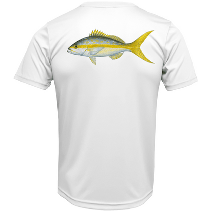 USA Yellowtail Short Sleeve UPF 50+ Dry - Fit Shirt - Angler's Pro Tackle & Outdoors