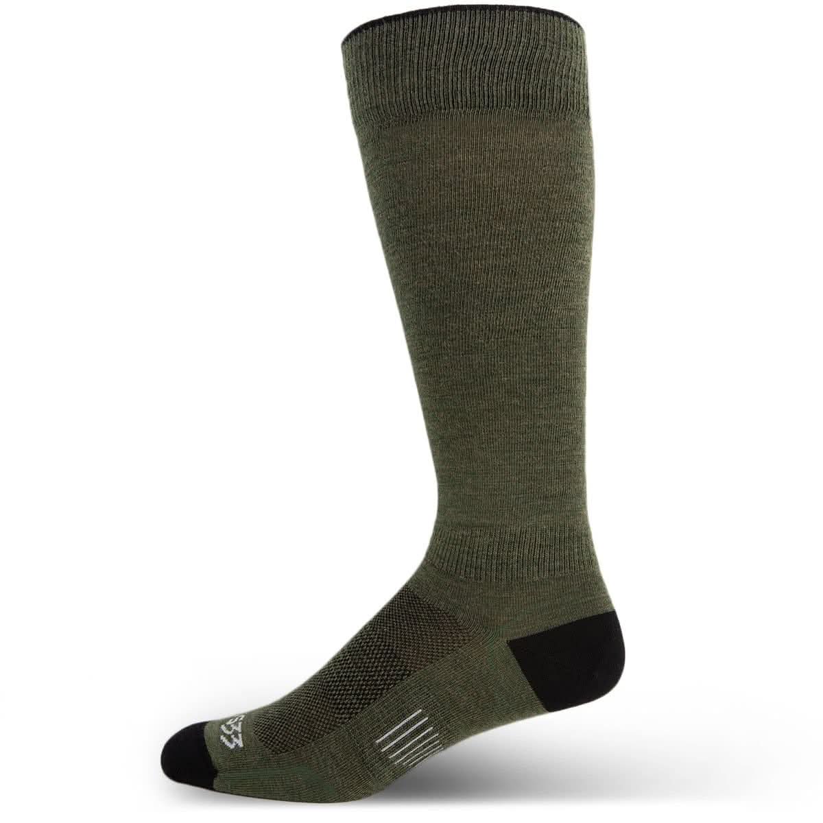 Minus33 Liner - Over the Calf Wool Socks Mountain Heritage