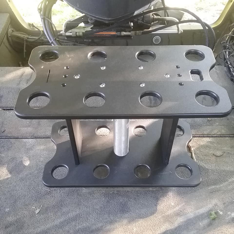 Fat Fish Designz V8 Seat Post Vertical Rod Rack (holds 8 rods)