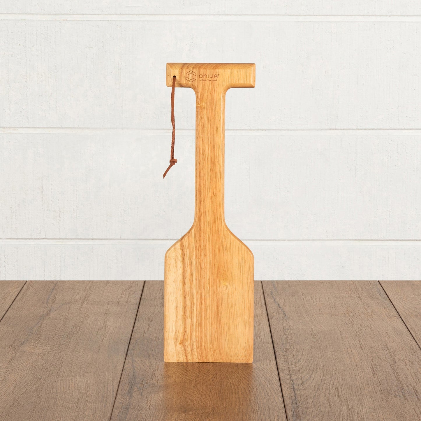 Picnic Time Hardwood BBQ Grill Scraper with Bottle Opener