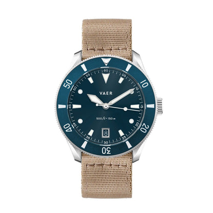 Vaer DS2 Meridian Navy - Quartz 39mm - Angler's Pro Tackle & Outdoors