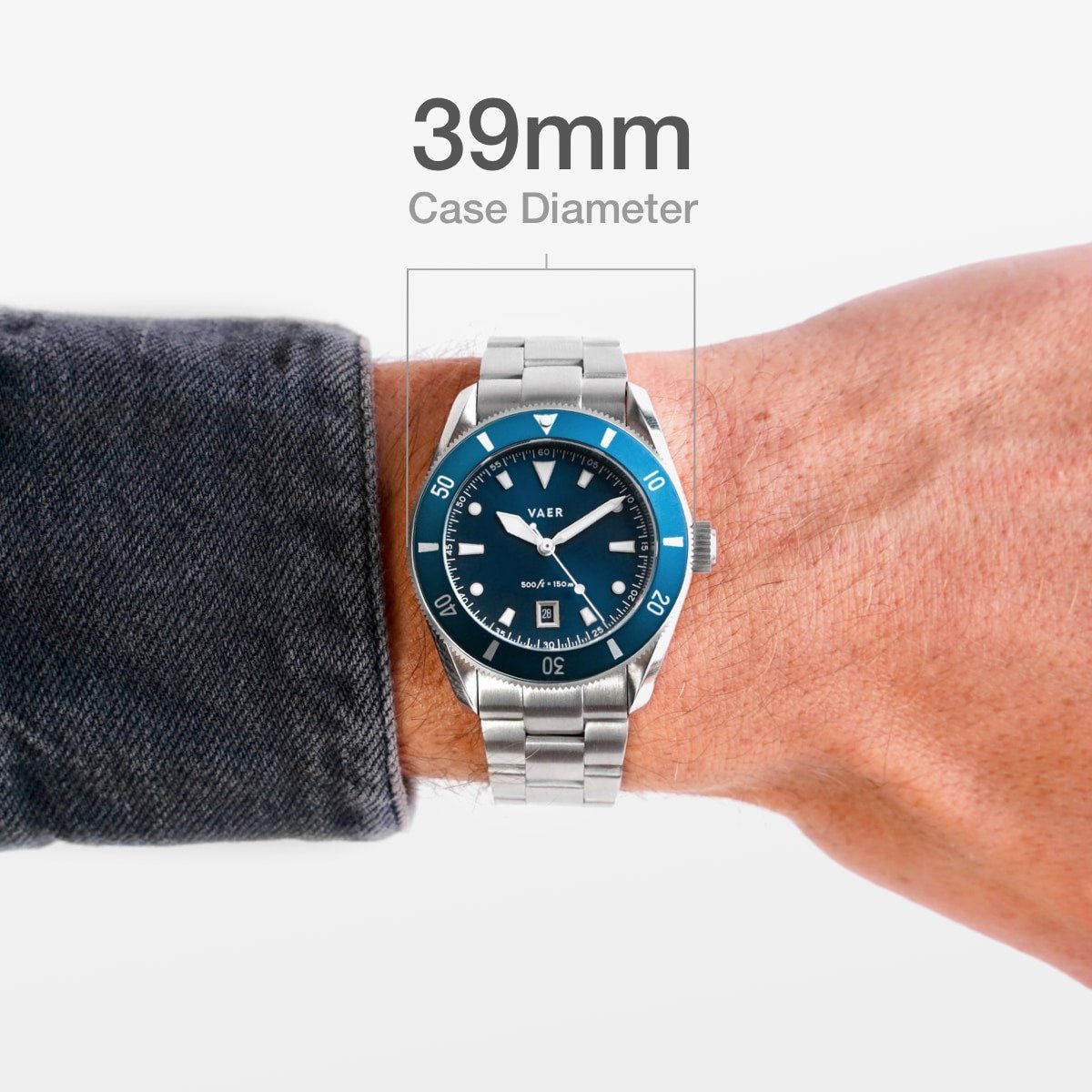 Vaer DS2 Meridian Navy - Quartz 39mm - Angler's Pro Tackle & Outdoors