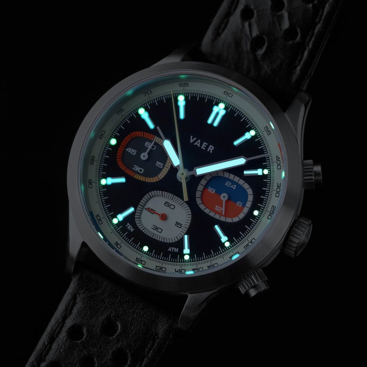 Vaer RS1 Rally Chronograph - Panda 40mm - Angler's Pro Tackle & Outdoors