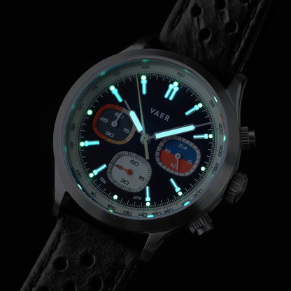 Vaer RS1 Rally Chronograph - Panda 40mm - Angler's Pro Tackle & Outdoors