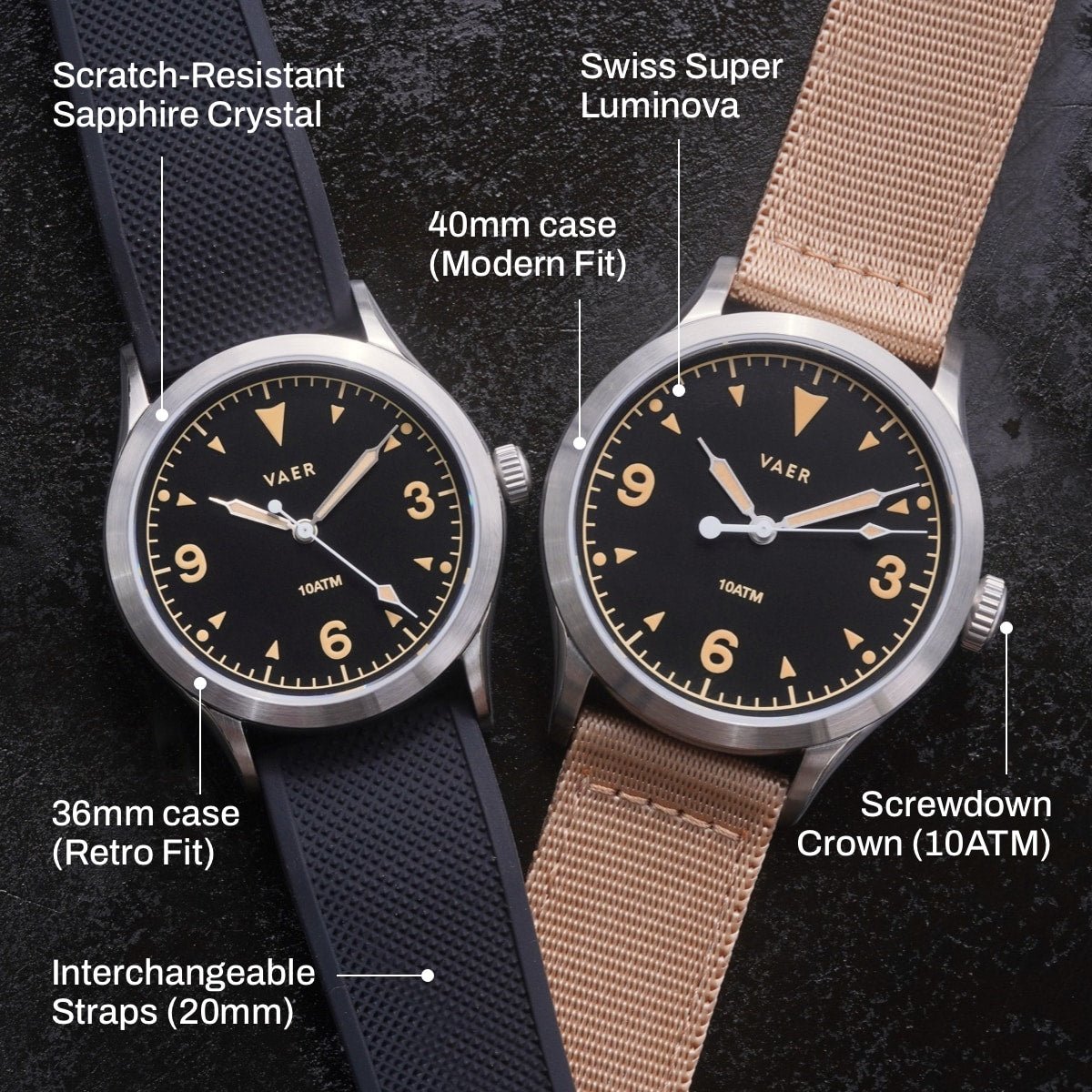 Vaer S3 Tradition - 36mm Quartz - Angler's Pro Tackle & Outdoors