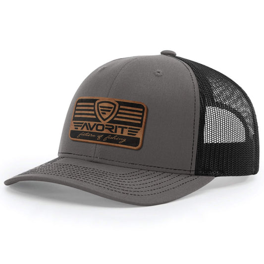 Favorite Fishing Franchise Leather Patch Hat