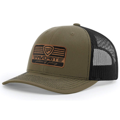 Favorite Fishing Franchise Leather Patch Hat