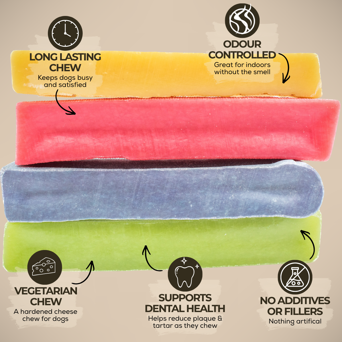 Bully Bunches - Himalayan Yak Chew Flavor Pack