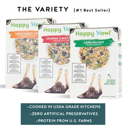 Happy Howl 100% Human-Grade Dog Food