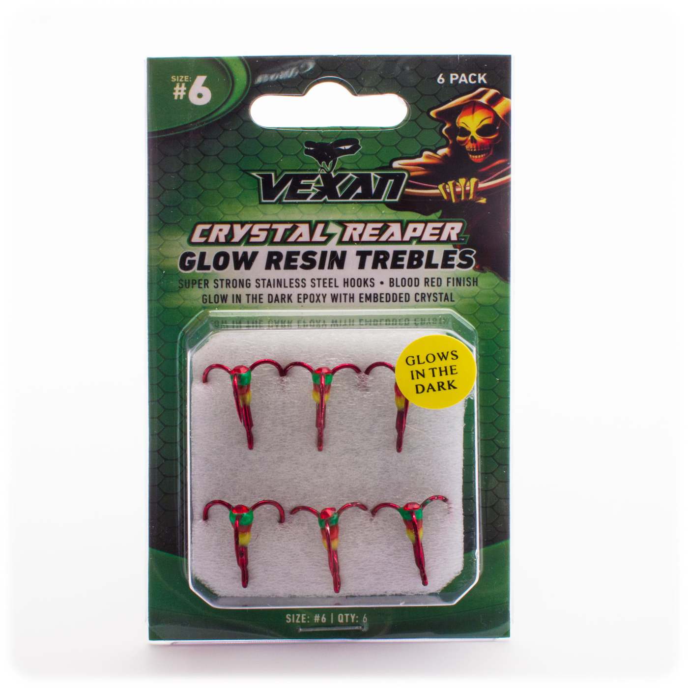 VEXAN® Crystal Reaper Treble Hooks (6pk) - Angler's Pro Tackle & Outdoors