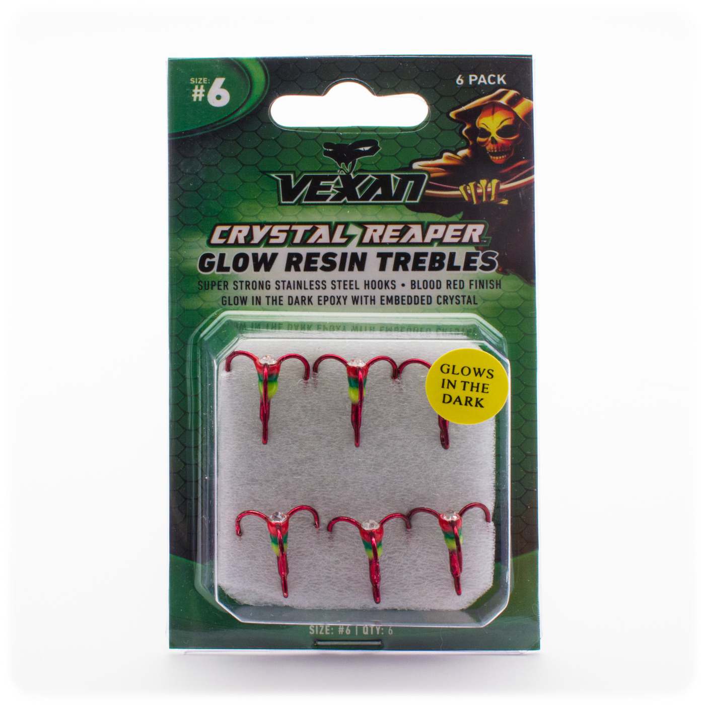 VEXAN® Crystal Reaper Treble Hooks (6pk) - Angler's Pro Tackle & Outdoors