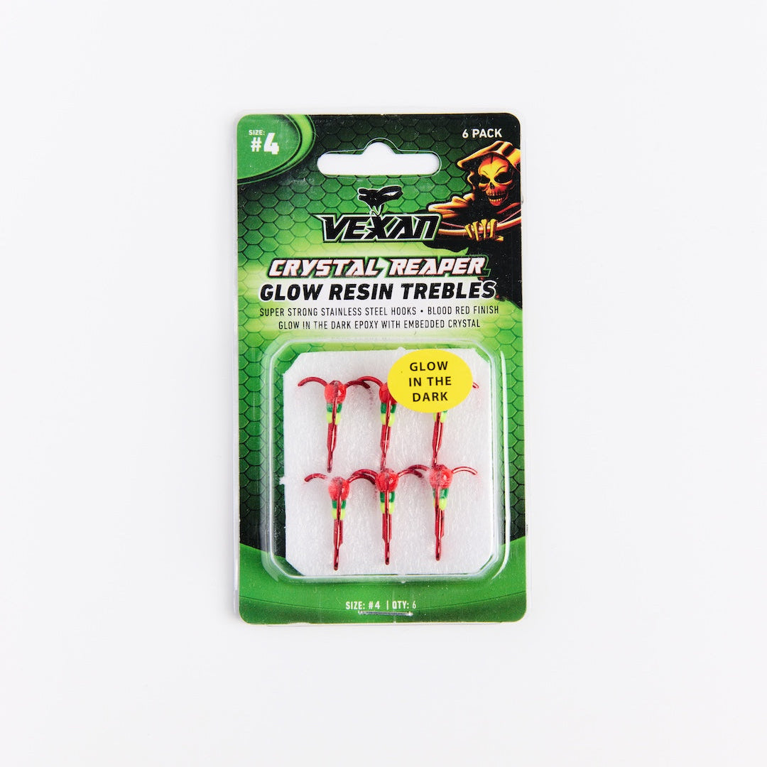 VEXAN® Crystal Reaper Treble Hooks (6pk)