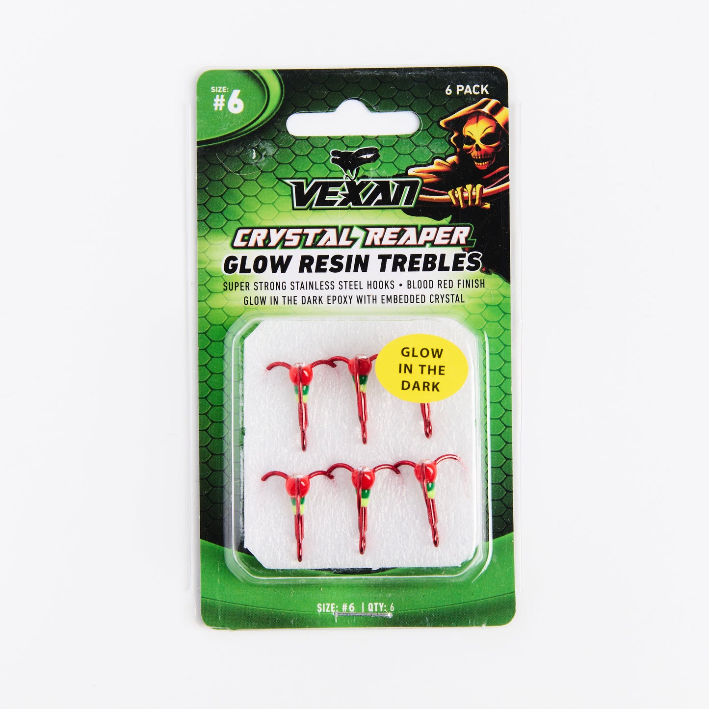 VEXAN® Crystal Reaper Treble Hooks (6pk)