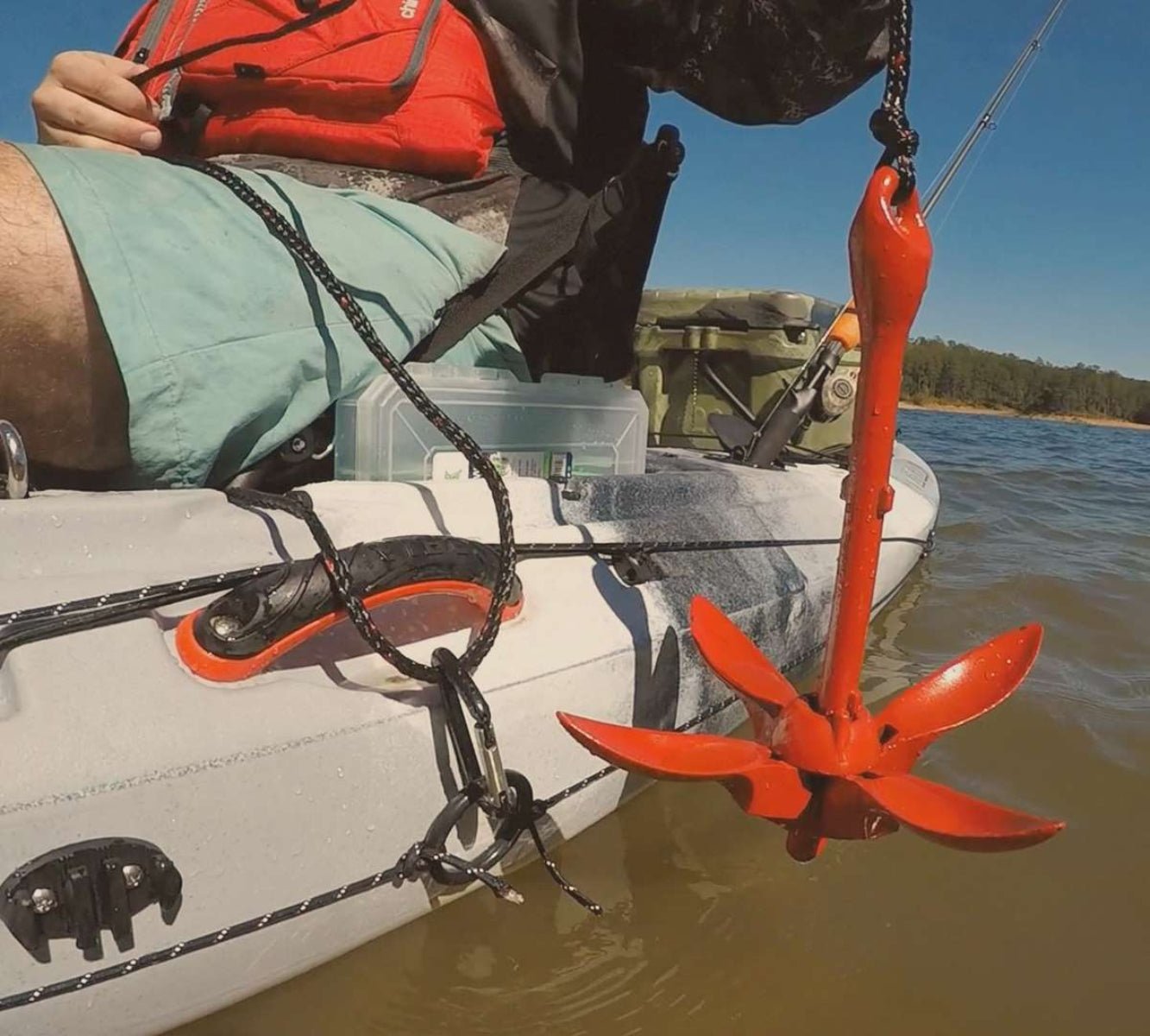 Vibe Kayaks 3.5lb Grapnel Anchor and 25ft Rope - Angler's Pro Tackle & Outdoors