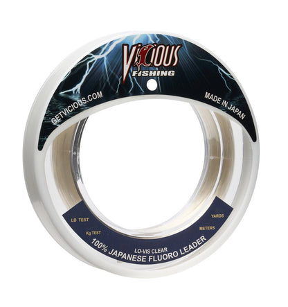 Vicious 100% Japanese Fluorocarbon Leader - 12 Lb Test - Angler's Pro Tackle & Outdoors