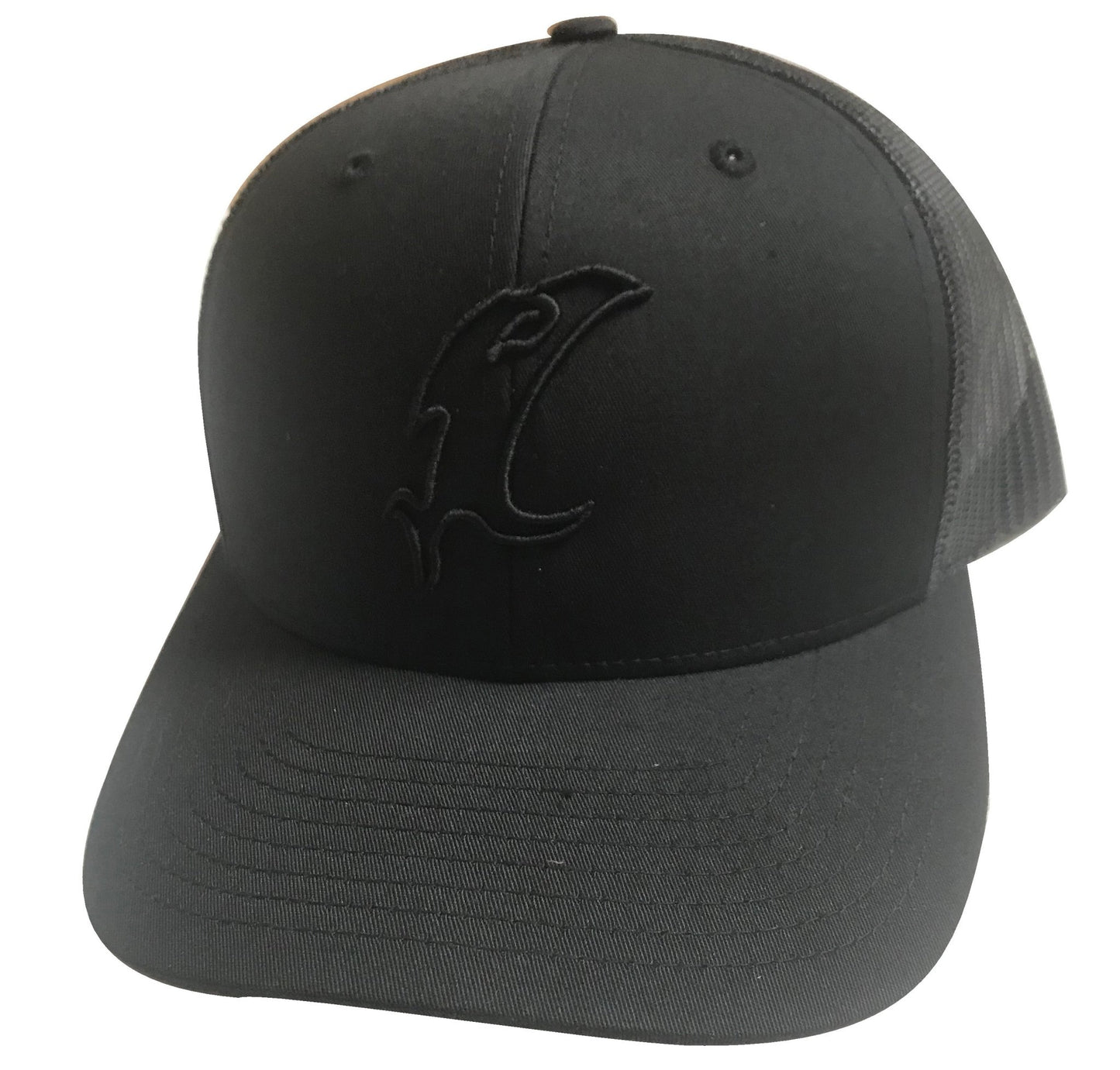 Vicious Fishing "Vic" Outline Black Adjustable Hat - Angler's Pro Tackle & Outdoors