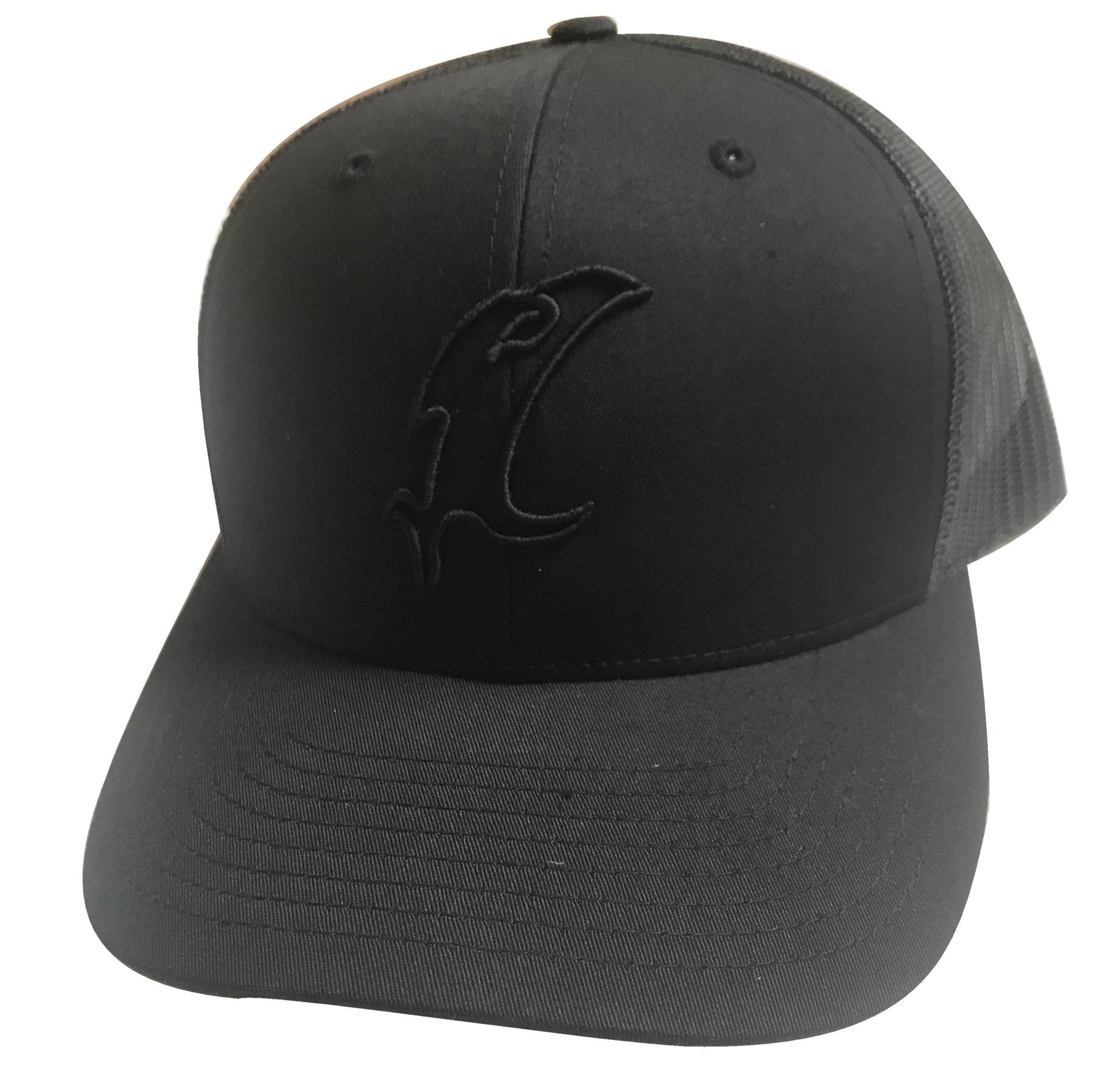Vicious Fishing "Vic" Outline Black Adjustable Hat - Angler's Pro Tackle & Outdoors