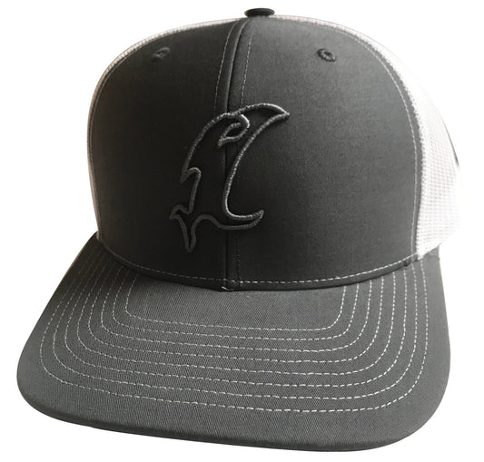 Vicious Fishing "Vic" Outline Gray Adjustable Hat - Angler's Pro Tackle & Outdoors