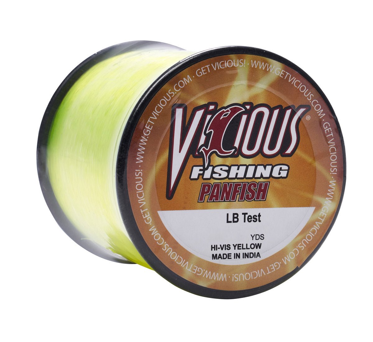 Vicious Panfish Hi - Vis Yellow Mono - 2 Lb Test - Angler's Pro Tackle & Outdoors