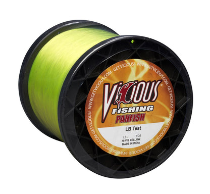 Vicious Panfish Hi - Vis Yellow Mono - 2 Lb Test - Angler's Pro Tackle & Outdoors